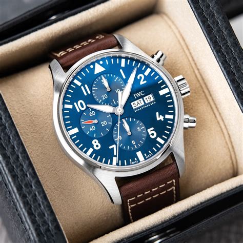 iwc pilot chronograph le petit prince review|iwc big pilot watch price.